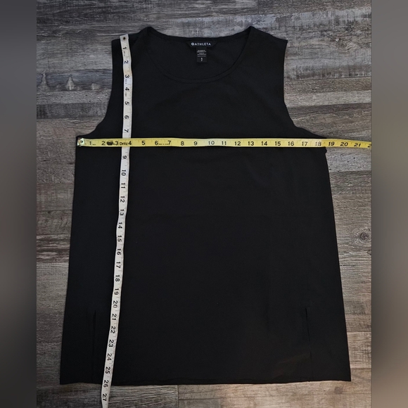 🩷💛Athleta Zephyr Refined Women's Black Tank Top Size S💜🩵 - Picture 4 of 9